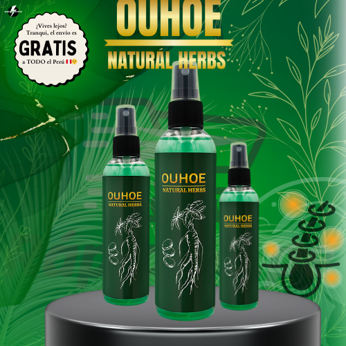 💆♀️ OUHOE Suero Capilar con Minoxidil 4% – Crecimiento y Fortalecimiento 🚀