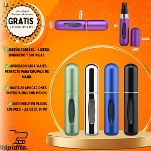 🧴 Porta Perfume Recargable 5ml – Compacto y Elegante 🚀