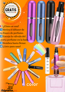🧴 Porta Perfume Recargable 5ml – Compacto y Elegante 🚀